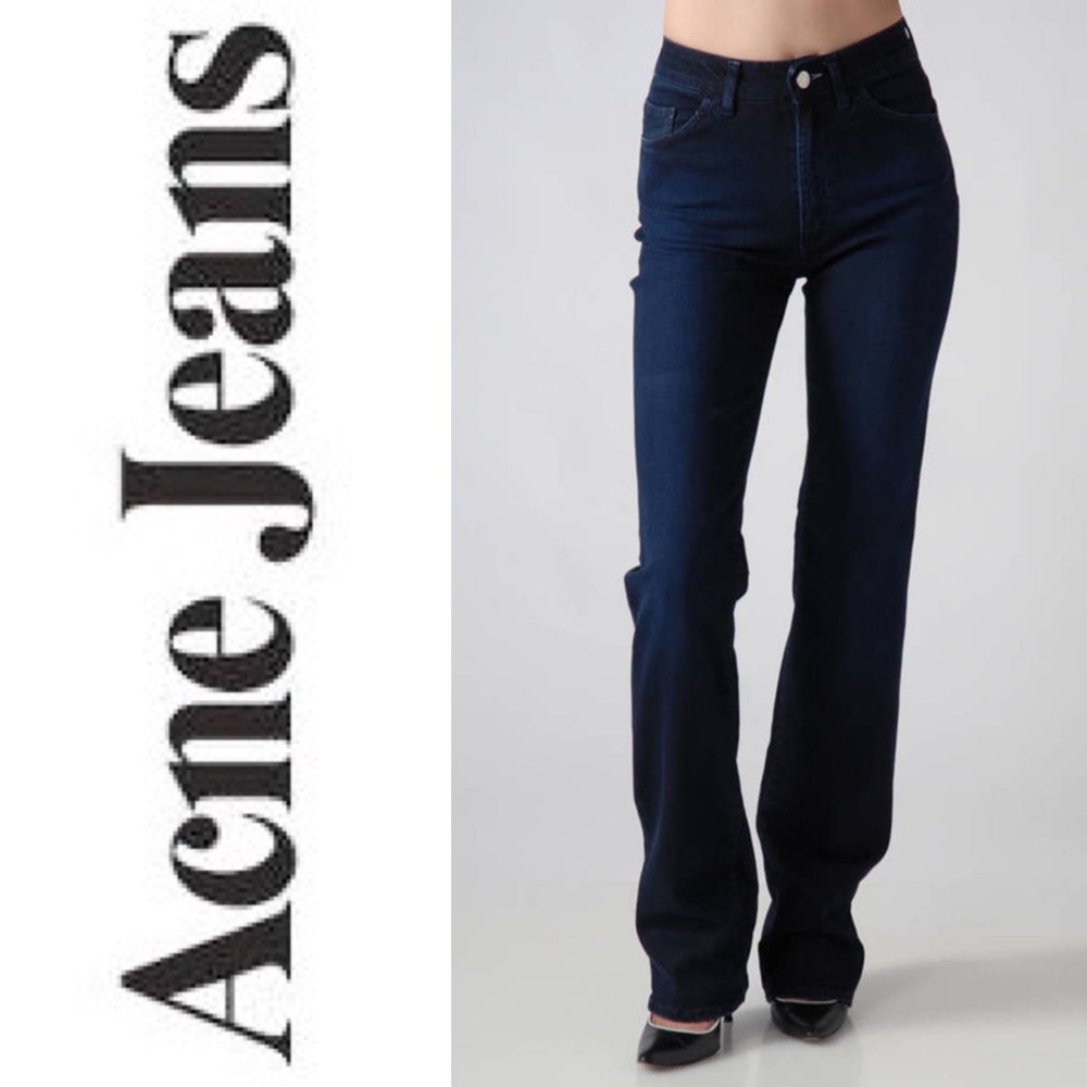 ACNE JEANS Tube Jeans high waist straight leg
